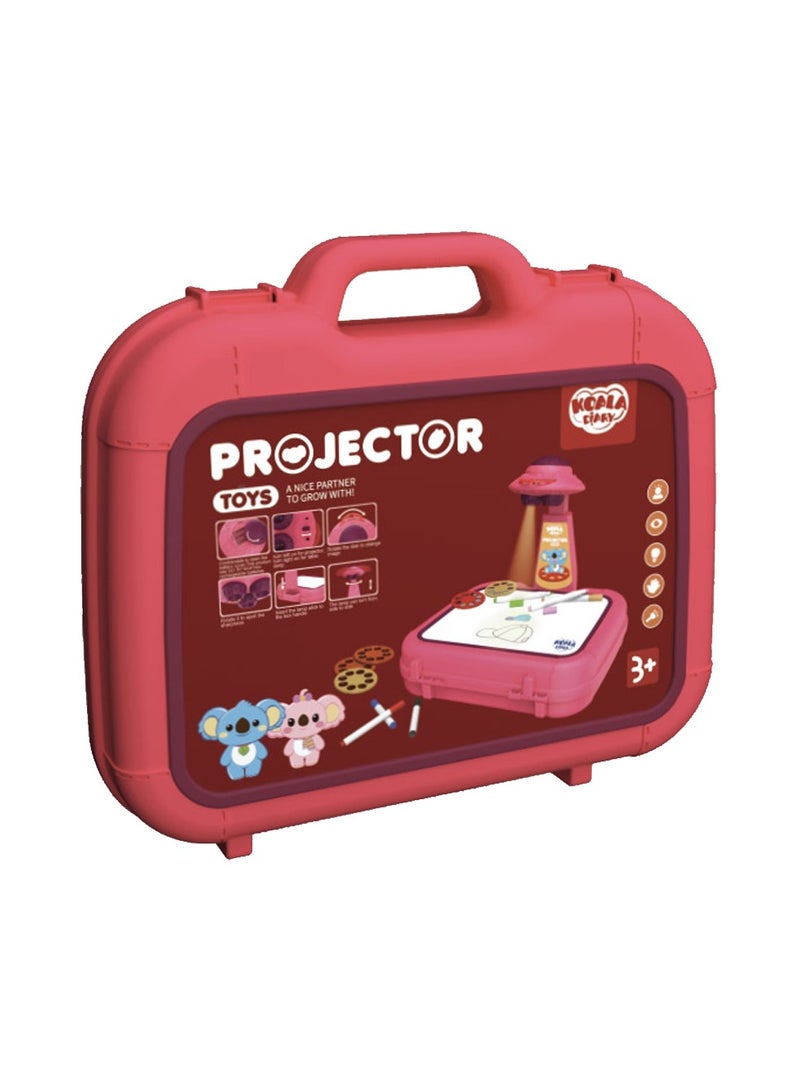 Take Your Art Anywhere: Portable Projection Box for Kids -Pink  - Image 1