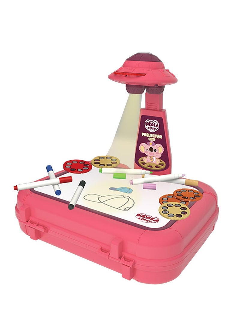Take Your Art Anywhere: Portable Projection Box for Kids -Pink  - Image 2