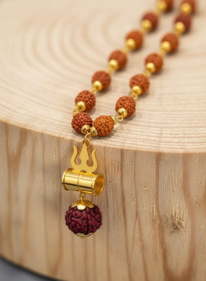 Shivaura Rudraksha NECKLACE For Men & Women | Option 124 - Image 5