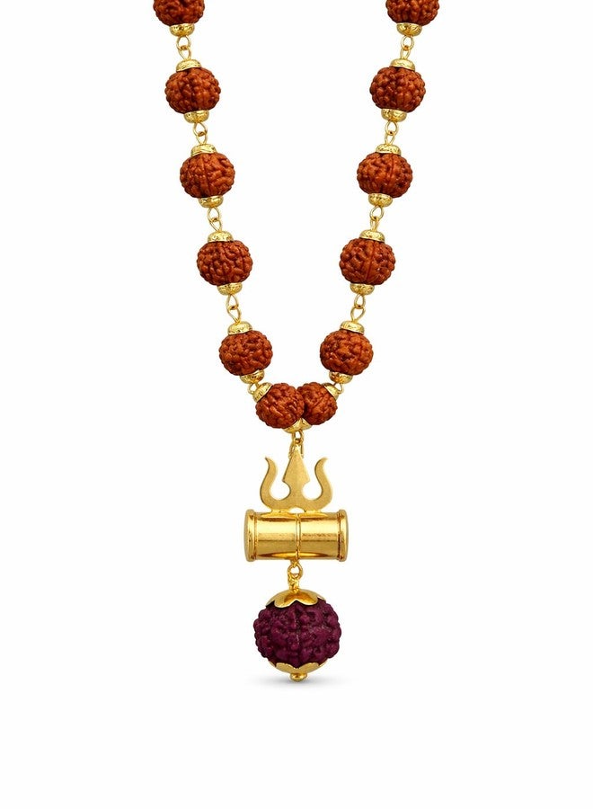 Shivaura Rudraksha NECKLACE For Men & Women | Option 124 - Image 1