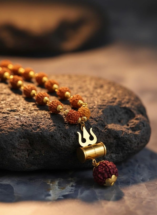 Shivaura Rudraksha NECKLACE For Men & Women | Option 124 - Image 3