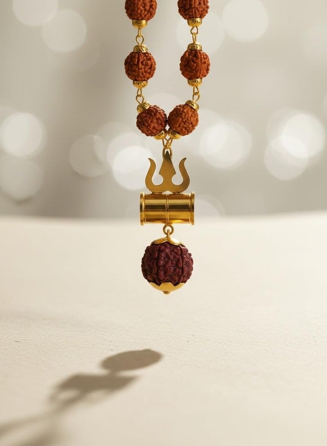 Shivaura Rudraksha NECKLACE For Men & Women | Option 124 - Image 2