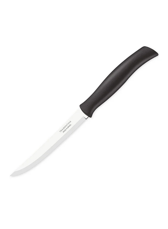TRAMONTINA Athus 3 Inches Paring Knife with Stainless Steel Blade and Black Polypropylene Handle