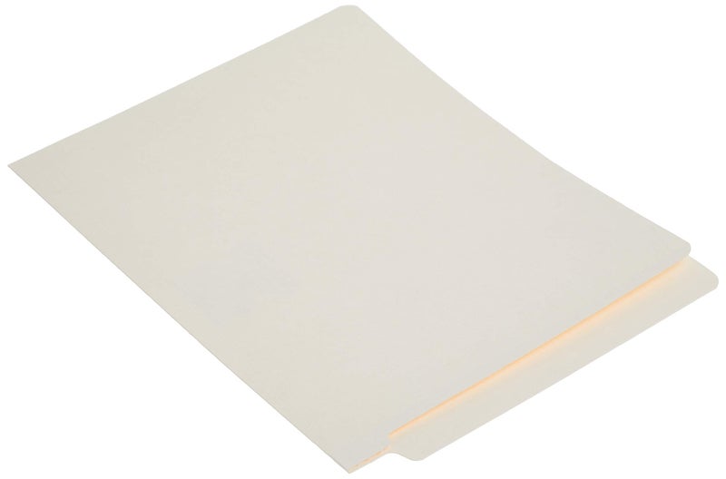 Smead أقلام ملفات سمياد شيلف ماستر بنهاية تبويب، 100 قطعة، مانيلا، تبويبات مقواة بقص مستقيم، حجم رسالة (24110) - Image 4