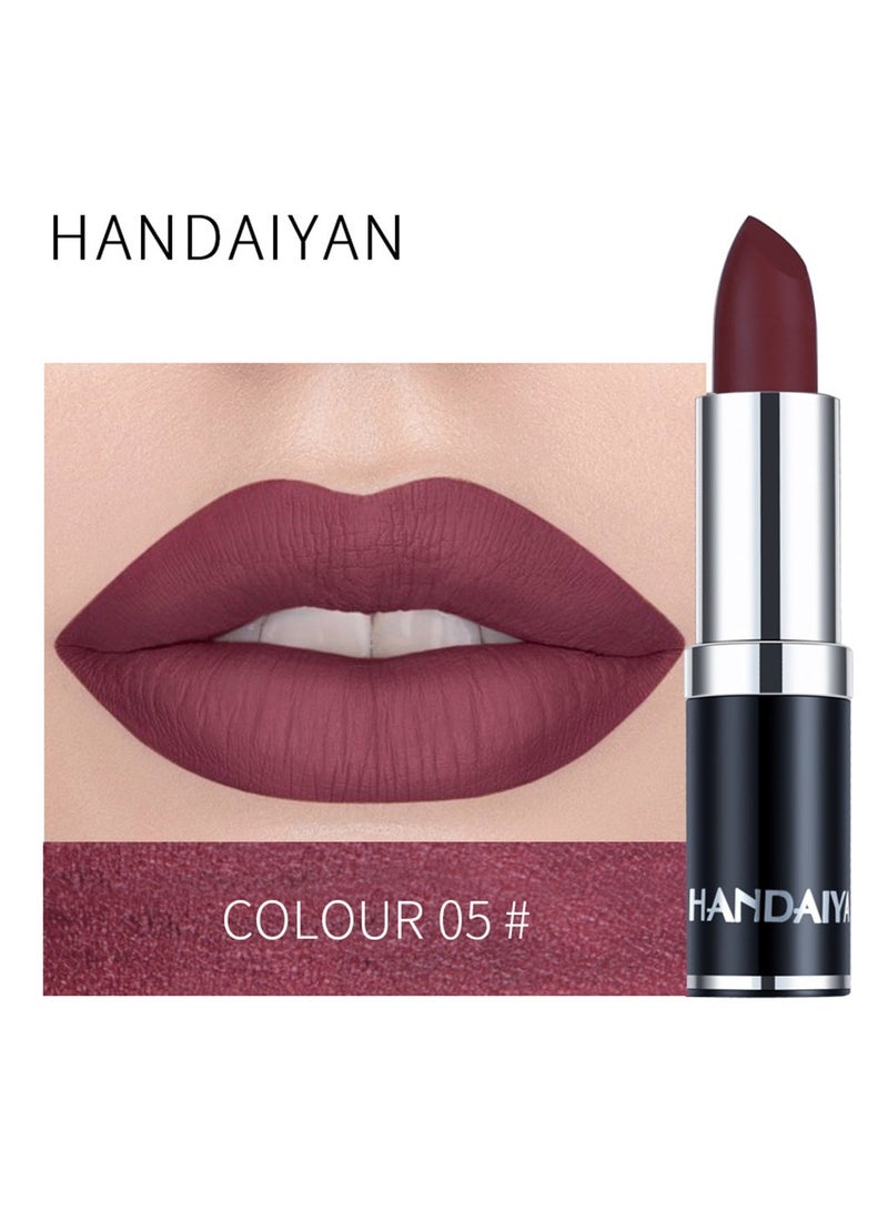 Handaiyan Lipstick For Women Matte Lipsticks Long Lasting Moisturizing Long Wear Waterproof 24 Velvet Act Natural Lip Stain Makeup Tint Nude Superstay Original Highly Pigmented Nourishing Non-Drying - Image 1