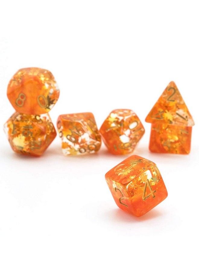 cusdie Four Seasons Dice Autumn Dice Dnd For Dungeons And Dragons(D&D) Role Playing Game(Rpg) Mtg Pathfinder Table Game Dice (Fall Dice)  - Image 3