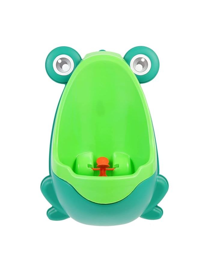 Green Frog Potty Training Seat For Boys And Girls Lightweight Easy To Clean Sturdy Plastic - Image 1