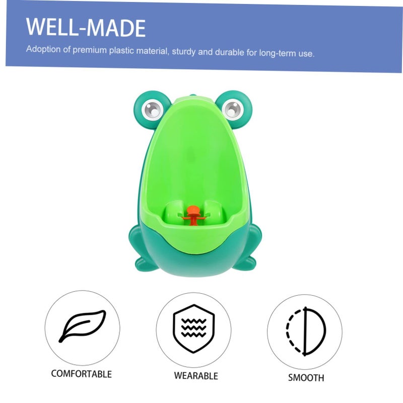 Green Frog Potty Training Seat For Boys And Girls Lightweight Easy To Clean Sturdy Plastic - Image 4