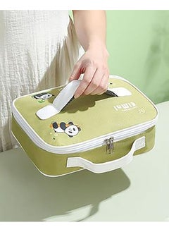 LITTLE SURPRISE BOX 2D Panda Medium Size Size Stainless Steel Lunch Box /Tiffin with Insulated Matching Lunch Bag stainless steel spoon and chopsticks for Kids & Adults 1000 ml  - Image 5