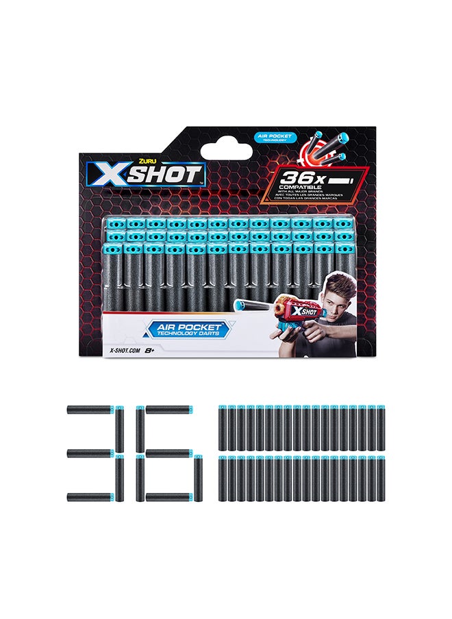 Zuru X-Shot تجديد سهام إكسل 36 قطعة - لعبة تصويب حركة للأطفال والمراهقين والكبار، للأولاد والفتيات، أنشطة عطلات في الهواء الطلق، هدايا للأطفال من عمر 8 سنوات وما فوق  - Image 3