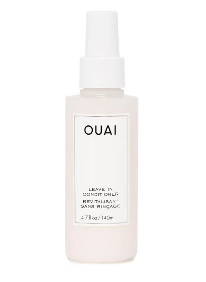Ouai Leave In Conditioner&Heat Protectant Spray - Prime Hair for Style, Smooth Flyaways, Add Shine and Use as Detangling Spray - No Parabens, Sulfates or Phthalates (4.7 oz) - Image 1