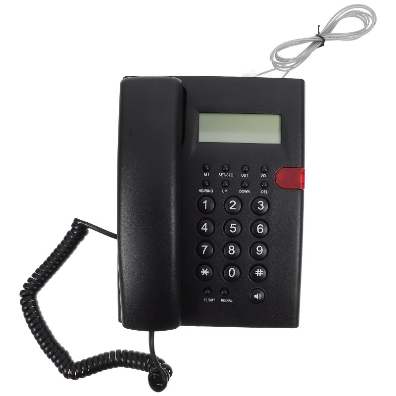 1 Set Landline Telephone Corded Phones Large Key Telephone for Office Front Desk Home Hotel - Image 4