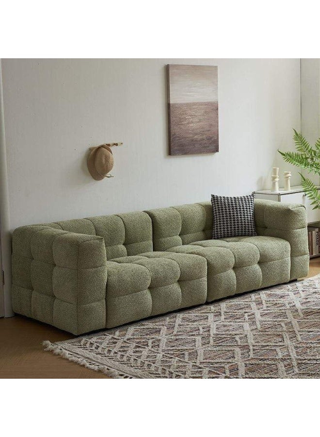 Poppins HOME Luxury Leather Sofa Set â€“ Modern Modular Sectional for Living Rooms (LIGHT GRAY, 2 SEATER) - Image 2