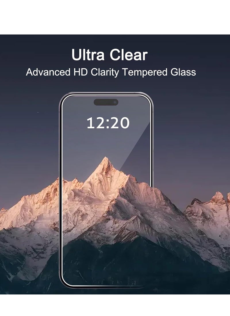 Ailun - Ailun Glass Screen Protector for iPhone 15 / iPhone 15 Pro [6.1 Inch] Display 3 Pack Tempered Glass, Sensor Protection, Dynamic Island Compatible, Case Friendly - Image 1