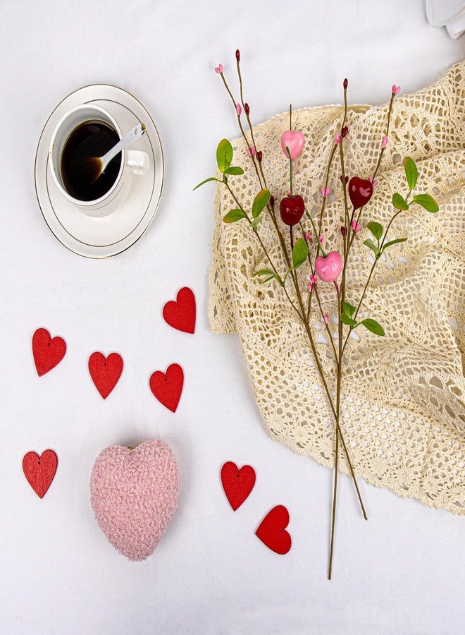 Yawwind 12 PCs Valentines Floral Picks - Image 5