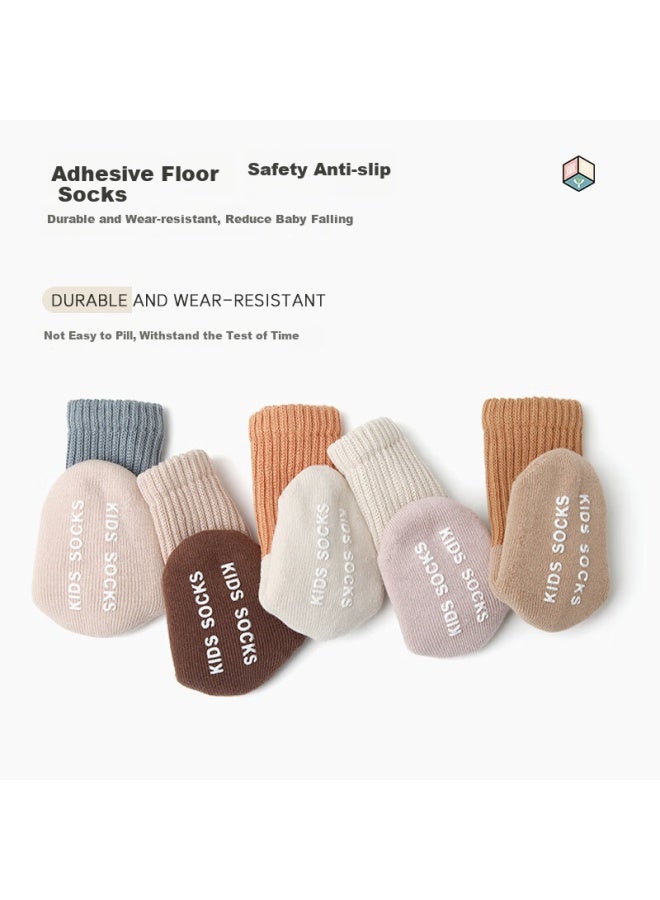 Babyface Tongyan Baby Socks, Infant Floor Socks, Autumn And Winter Indoor Socks, Non-slip And Warm Toddler Socks For Boys And Girls, 3 Pairs Pack, For Ages 1-3 - Image 2
