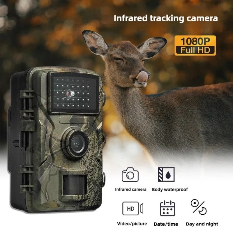 Wildlife tracking camera, 16MP 1080P infrared night vision hunting tracking camera for wildlife monitoring and detection - Image 1