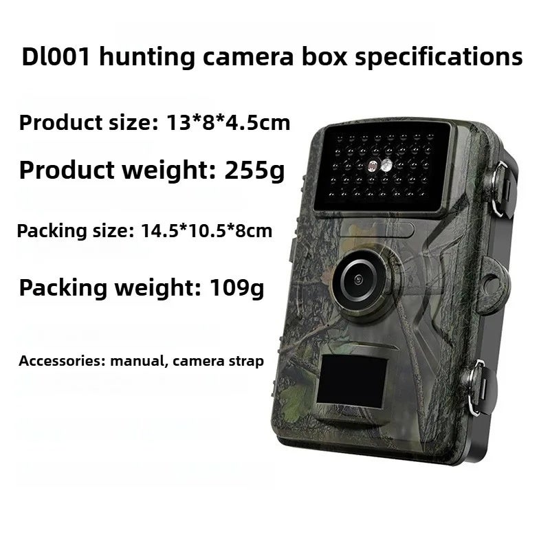 Wildlife tracking camera, 16MP 1080P infrared night vision hunting tracking camera for wildlife monitoring and detection - Image 4