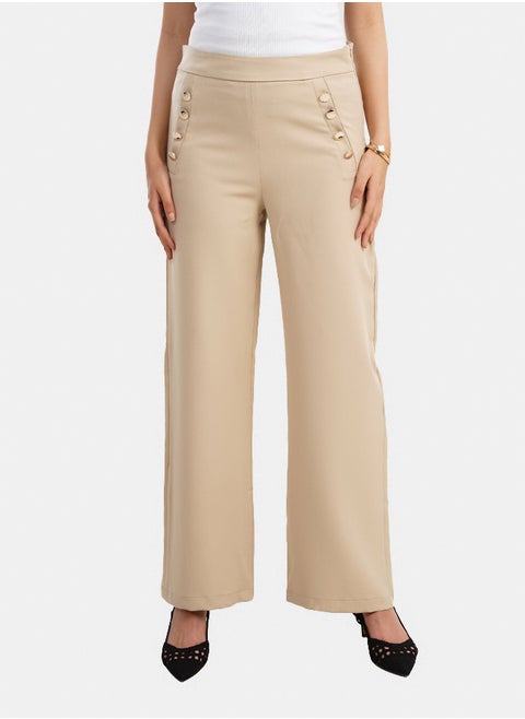Pants with 8 Front Buttons