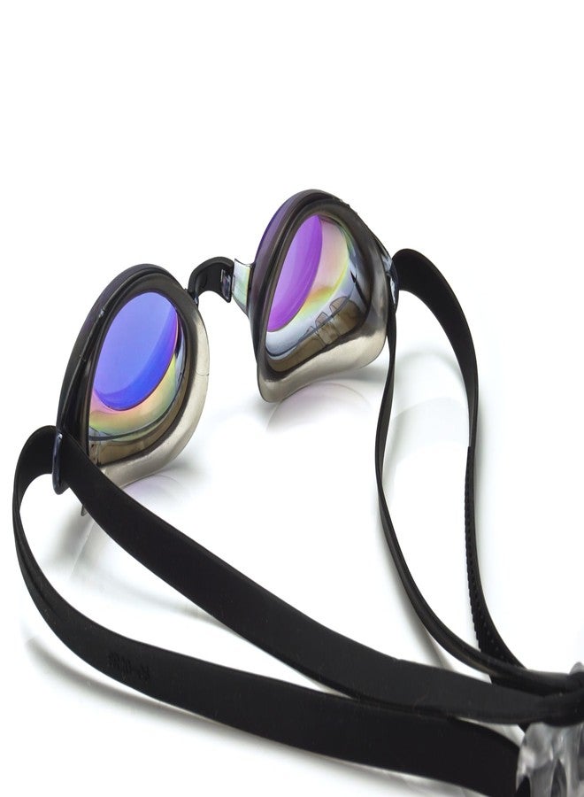 Saeko Professional Swimming Goggles for Unisex Anti Fog UV Protection No Leaking Swim Goggle for Adult 100% Phthalates Free (Black) - Image 2