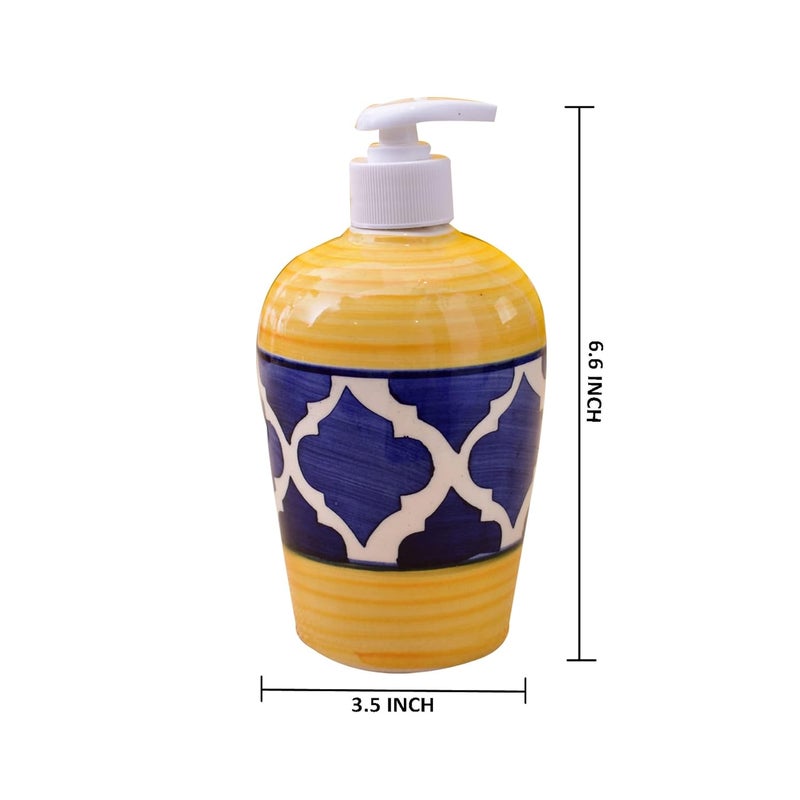 KunhaR Ceramic Liquid Soap Dispenser Shower Lotion Dispenser Gel Dispenser Liquid Shampoo Dispenser - Image 2