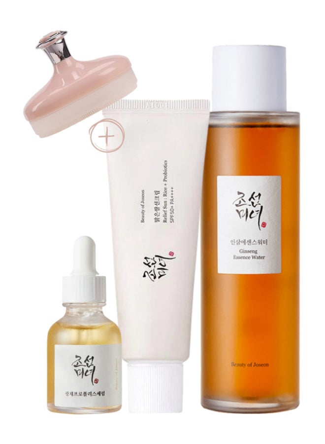 Beauty of Joseon Revitalize And Radiate Trio Ginseng Essence Water Glow Serum Sunscreen Rice Probiotics SPF50+ PA++++ 230ml - Image 1