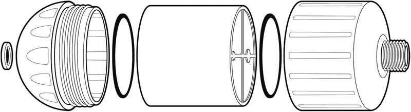 Sprite Showers HO2-CM High Output 2 Universal Shower Filter in Chrome - Image 4