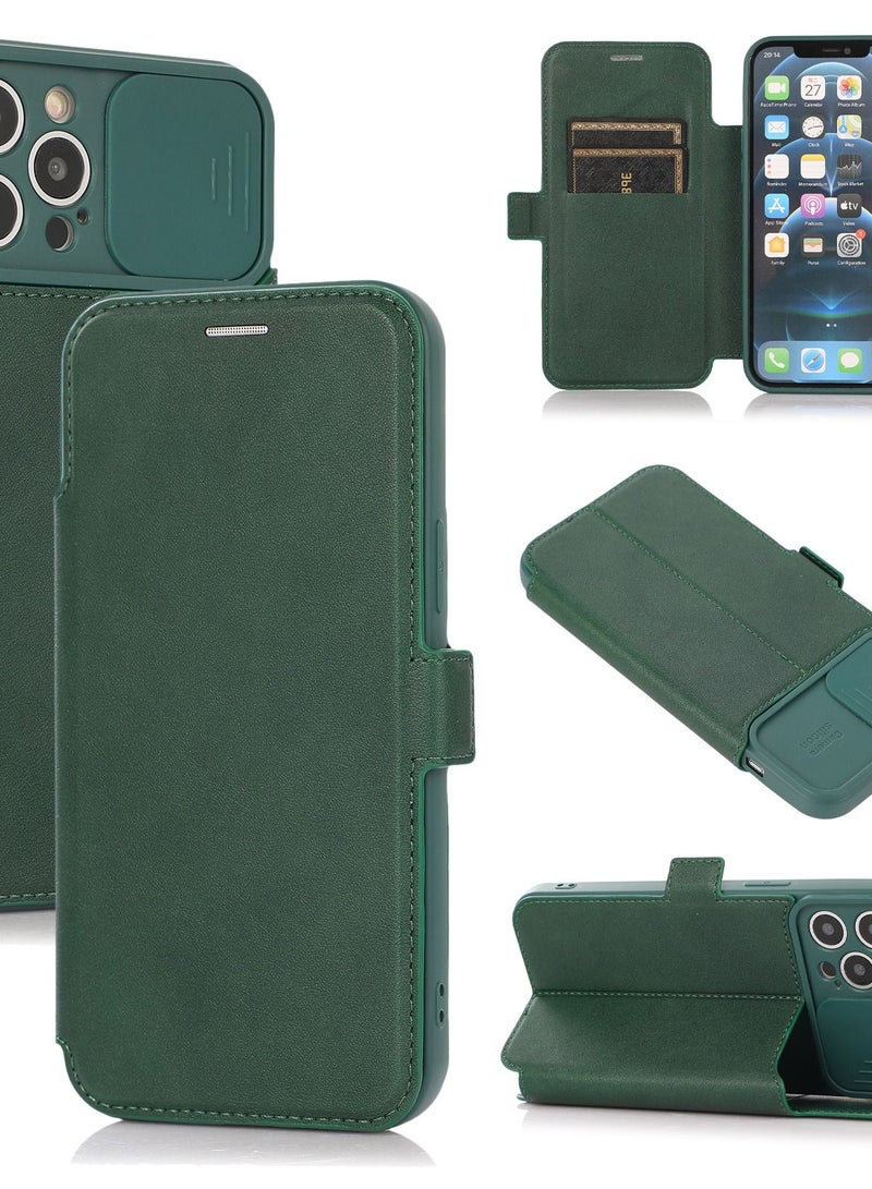 Loquat Suitable For IPhone Flip Protective Sleeve Card Slot Leather Case  - Image 2
