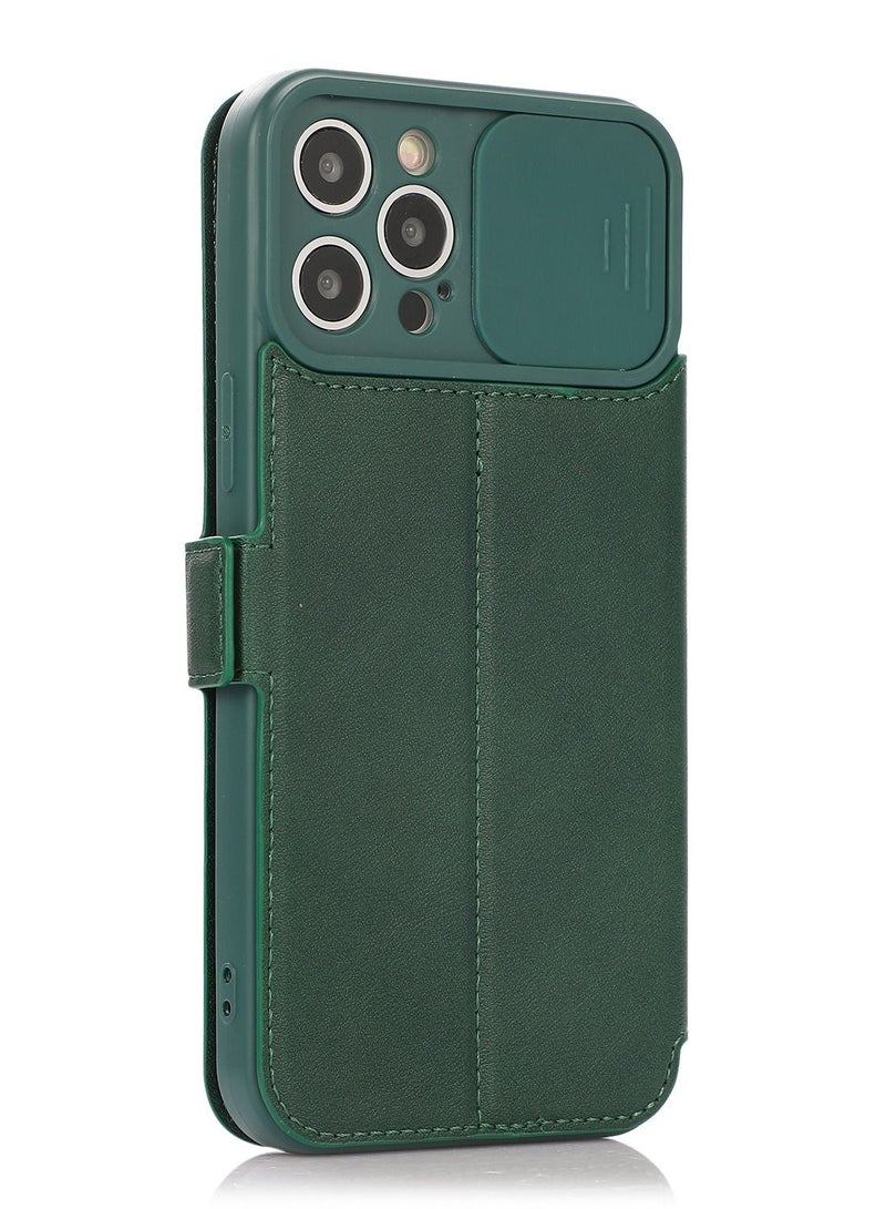 Loquat Suitable For IPhone Flip Protective Sleeve Card Slot Leather Case  - Image 1