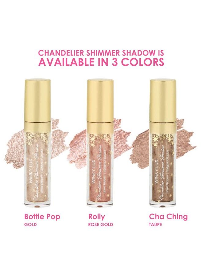 Winky Lux : Chandelier Shimmer Shadow : Glitter Eyeshadow : Cream Eyeshadow : Liquid Eyeshadow : Taupe : 12 fl oz ChaChing - Image 5