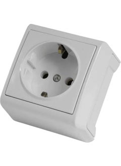 Viko Vera Surface Mounted Grounded Socket White (With Frame) 90681008 (8 Pieces)  - Image 4