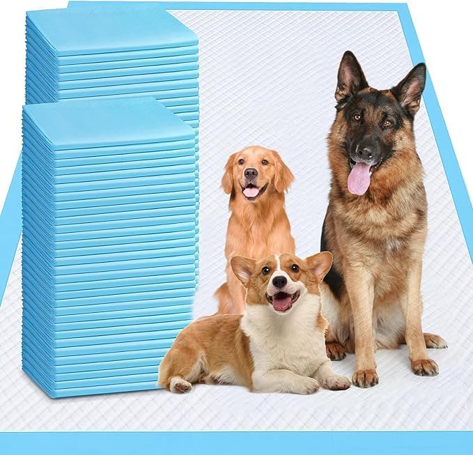 XXXXL Puppy Pee Pads for Dogs 31x47 40 Count Extra Large Dog Pee Pads LeakProof Super Absorbent Dog Pee Pads Thicken Disposable Potty Pads Puppy Training Pads for Cats Rabbits