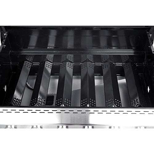 Adviace Replacement Parts for Nexgrill 720-0896B 720-0896C 720-0882A Grills, 6 Pack Stainless Steel Burner Tubes, Heat Plate Shields Flame Tamers Replacement for Nexgrill 720-0896, 720-0896C Gas Grills - Image 4