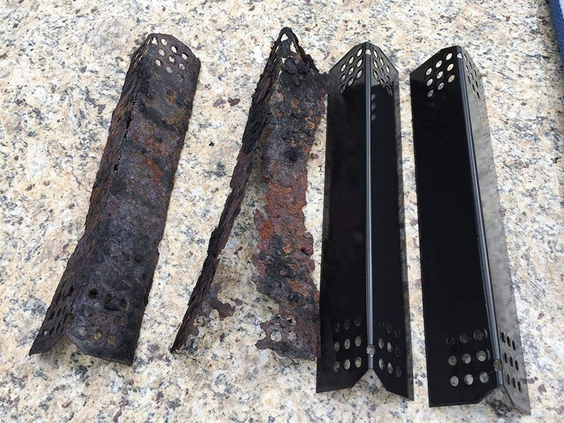 Adviace Replacement Parts for Nexgrill 720-0896B 720-0896C 720-0882A Grills, 6 Pack Stainless Steel Burner Tubes, Heat Plate Shields Flame Tamers Replacement for Nexgrill 720-0896, 720-0896C Gas Grills - Image 3
