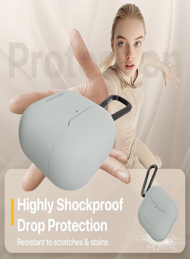 MAGEASY Designed for AirPods 4 Case - Shockproof Protective Case for AirPods 4, Stain-resistant, Smooth & Skin-friendly, Support Wireless Charging - Skin (Desert Green) - Image 5