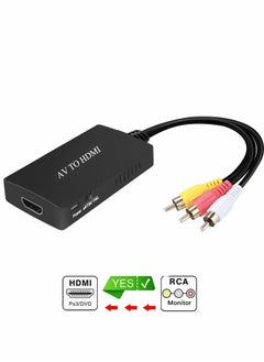 Generic HDMI to RCA Converter  HDMI to AV 3RCA CVBs Composite Video Audio Converter Adapter Supports PAL NTSC for TV Stick Roku Apple TV PC Laptop Xbox HDTV  - Image 3