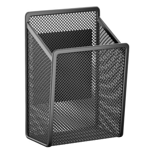 LUCYCAZ Magnetic Pen Holder - Single Magnetic Pencil Locker Holder Organizer, Strong Magnets Mesh Marker Holder Pen Basket for Whiteboard, Refrigerator and Locker - Image 1