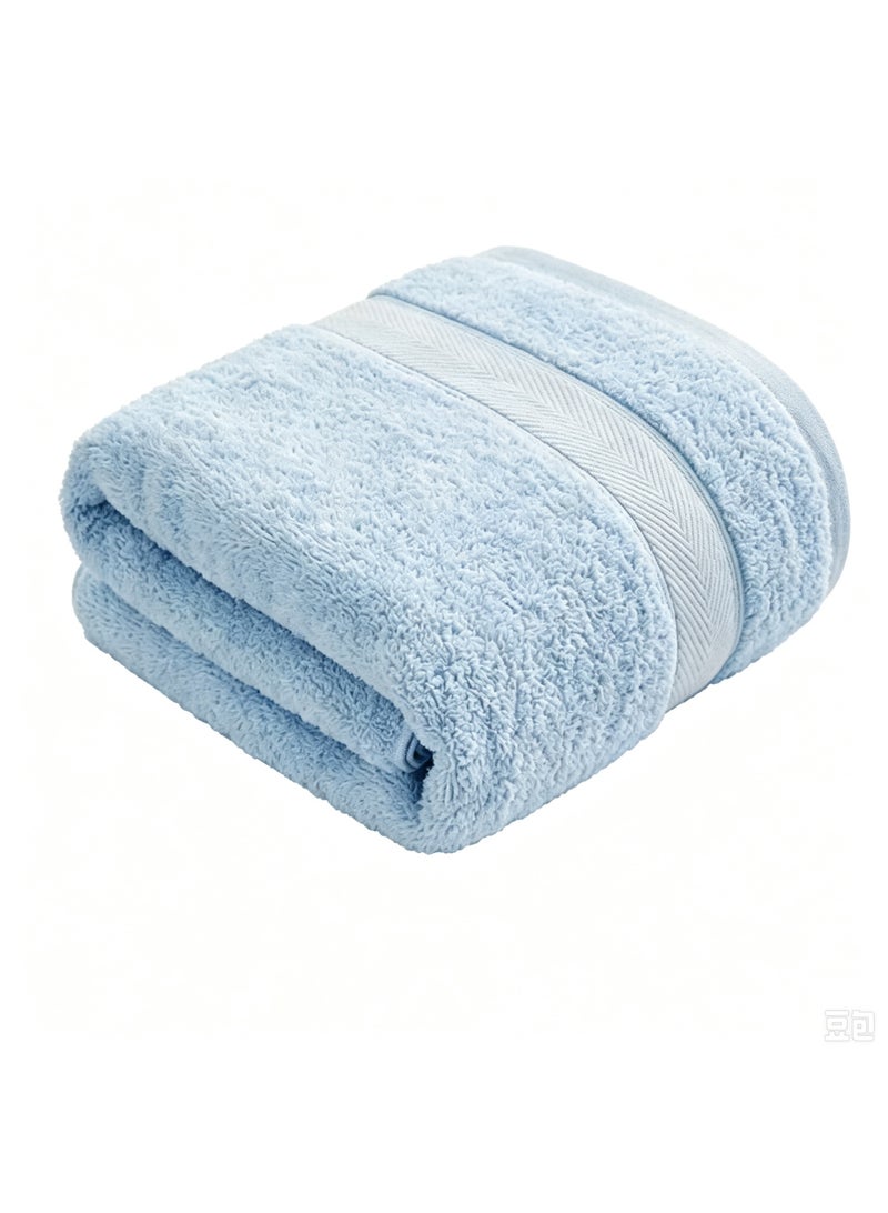 100% Cotton Bath Towel 140x70cm, Soft Absorbent Luxury Bath Sheet, 405g Quick Dry Face Body Towel for Bathroom, Gym & Travel