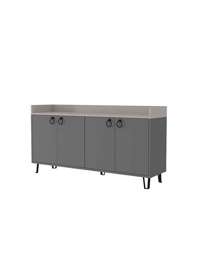 Mourah Home - Dea Console - Dark Grey/Light Mocha - 2 Years Warranty - Image 1