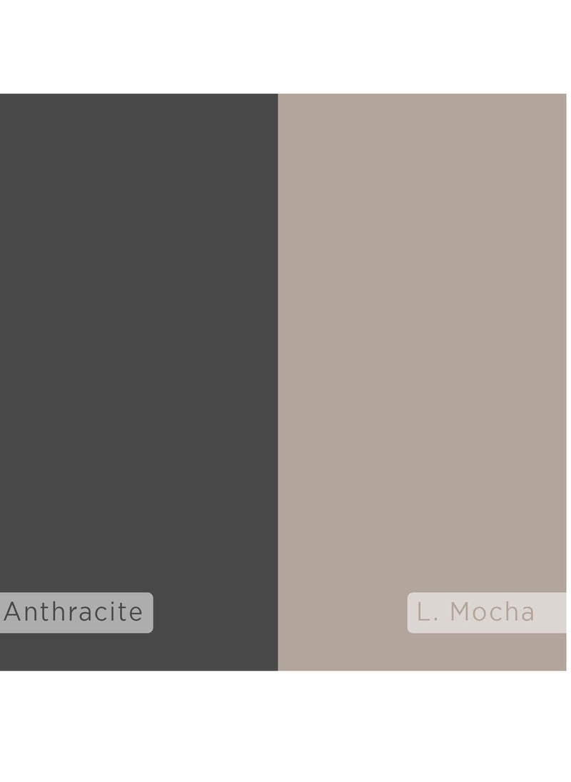 Mourah Home - Dea Console - Dark Grey/Light Mocha - 2 Years Warranty - Image 1