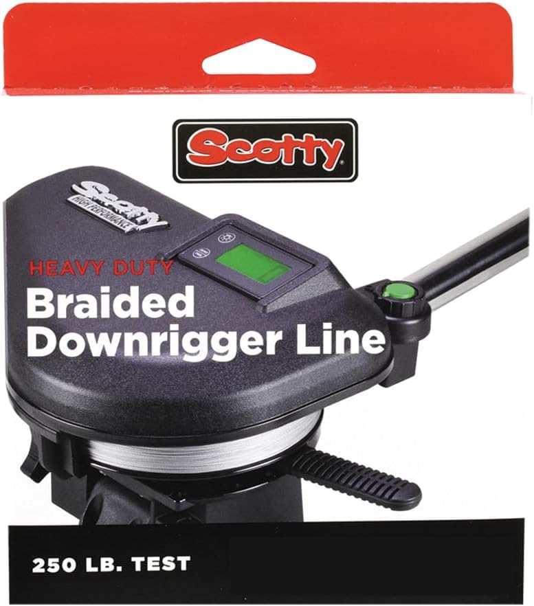 Scotty #2202K Premium Braided Downrigger Line - 400 Feet, 250 lb Test - Image 1