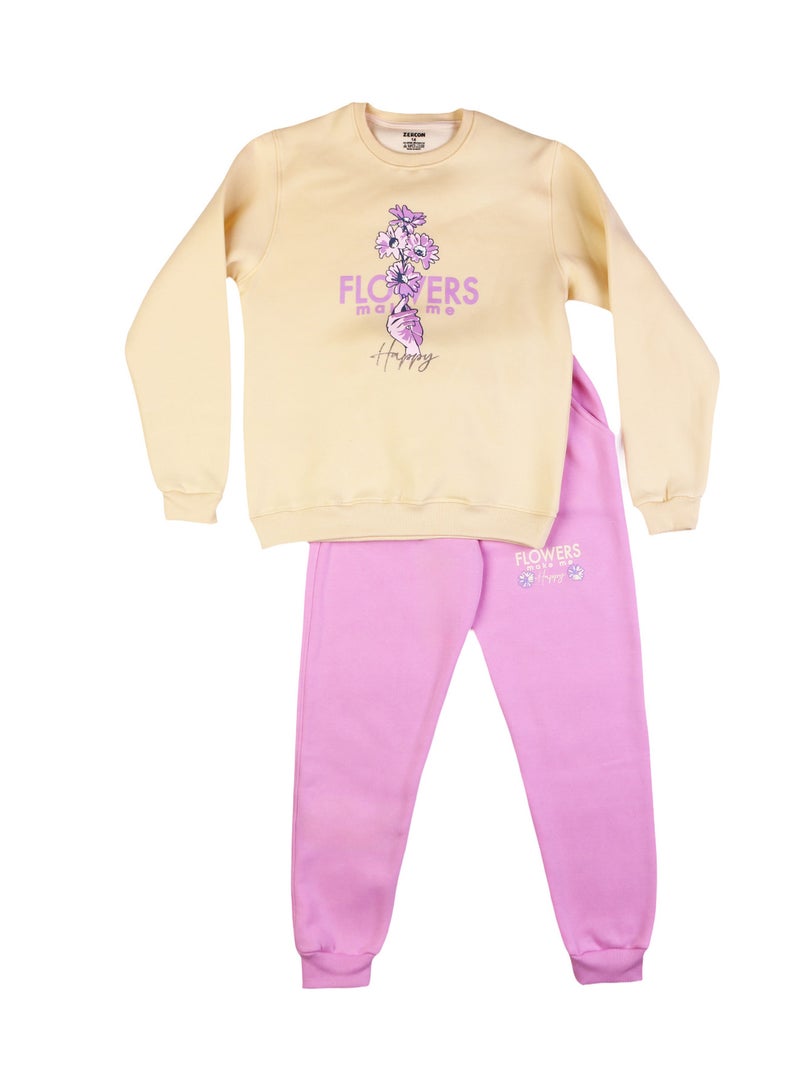 Zercon Winter  Pajama Set for Girls 4052 - Image 1