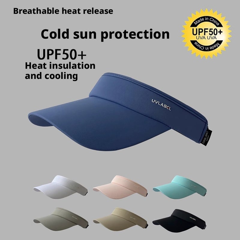 Ice Silk Visor Hat for Outdoor Sports Sun Protection - Image 1