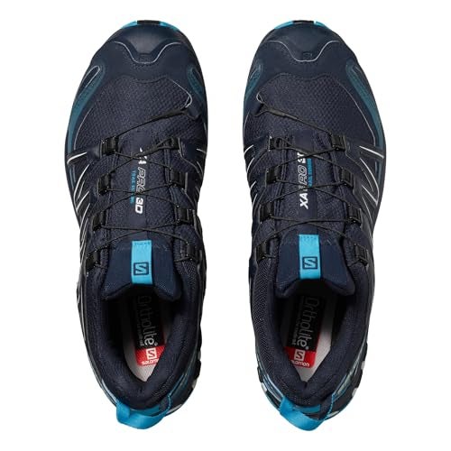 Salomon Men's XA PRO 3D GTX® Trail Running Shoes for Men, Navy Blazer/Hawaiian Ocean/Dawn Blue,10.5 - Image 5