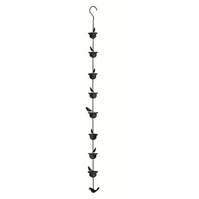 Iron Art Decorative Piece - Black High-Quality Metal Weather-Resistant Vintage Charm Decorative Piece for Indoor Outdoor Home Garden Art Enthusiasts - Image 5