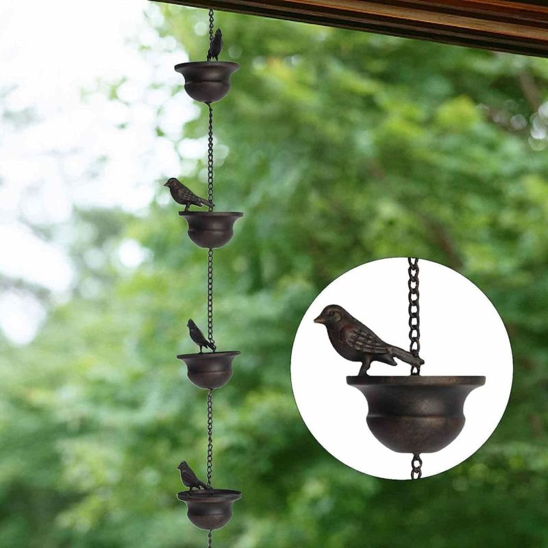 Iron Art Decorative Piece - Black High-Quality Metal Weather-Resistant Vintage Charm Decorative Piece for Indoor Outdoor Home Garden Art Enthusiasts - Image 4