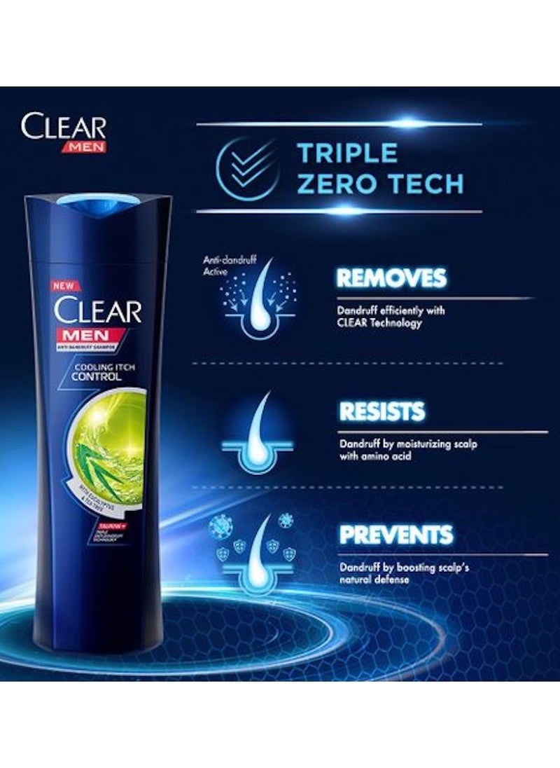 Clear Men Clear Men Cooling Itch Control Anti-Dandruff Shampoo 650ml  - Image 4