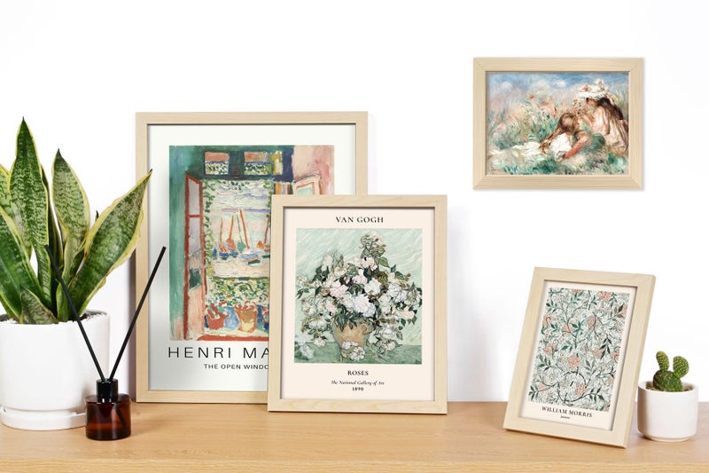 ANERZA 16 PCS Framed Sage Green Wall Art Decor, Matisse Wall Prints for Bedroom, Gallery Wall Frame Set, Abstract Posters for Living Room Aesthetic, Collage Kit Pictures, Boho Dorm Home Decor - Image 5