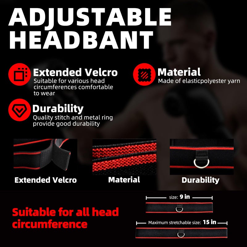 SWARDROOF Boxing Reflex Ball Headband Set - 4-Pack Reflex Balls with 2 Adjustable Headbands for Boxing & MMA, Perfect for Improving Reaction Speed, Timing, Accuracy, Focus and Hand-Eye Coordination - Image 3