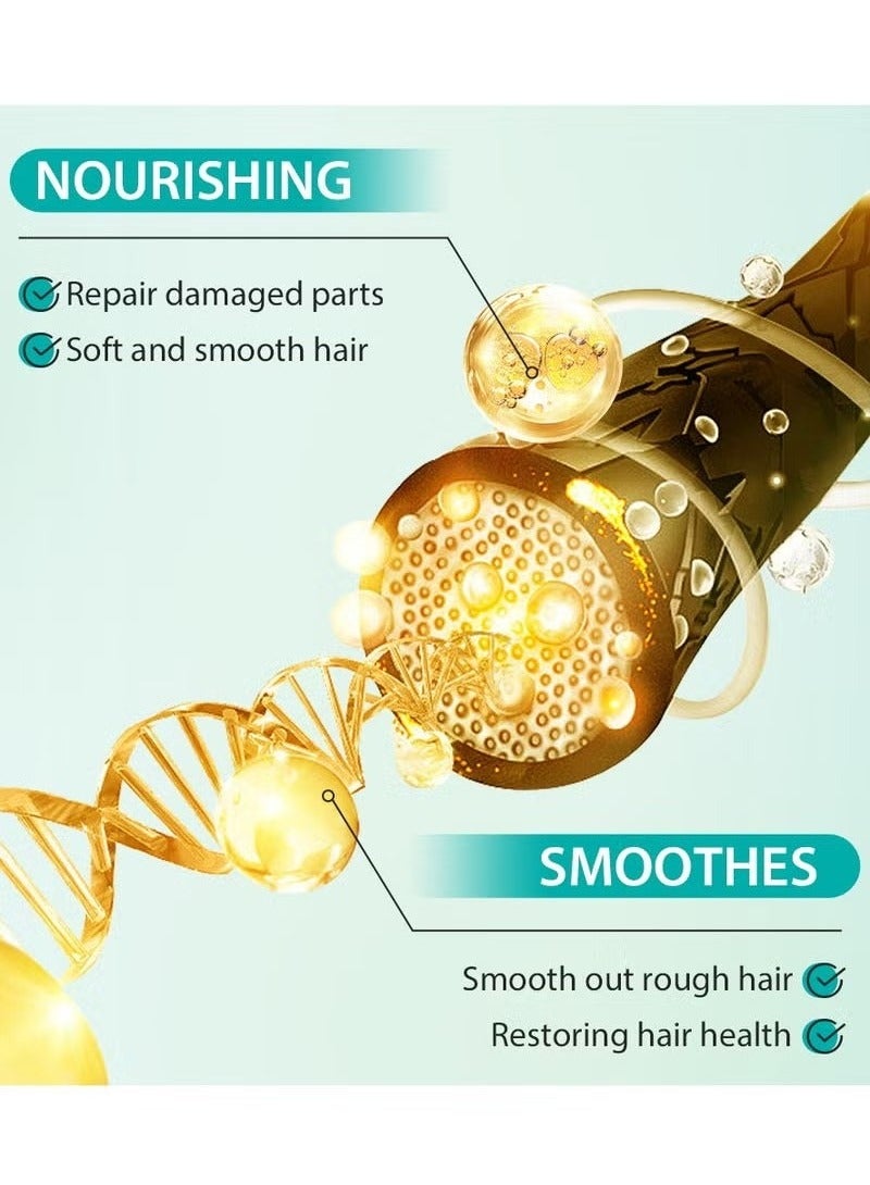 MOIKA Argan Oil, Moroccan Argan Hair Oil for hair & skin & body multi- purpose, argan oil has remarkable effects on the hair, scalp beard, and it can be used for all skin types, 100ml - Image 4